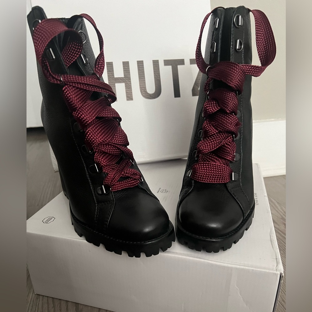SCHUTZ Zara boots.  Also comes with black laces.  Worn once.